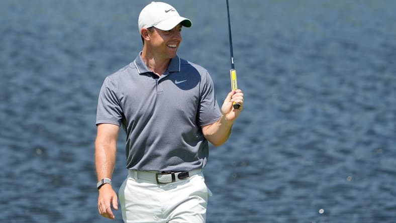 May 31, 2022; Dublin, Ohio, USA; Rory McIlroy putts on 16 during a practice round of the Memorial Tournament at Muirfield Village Golf Club in Dublin, Ohio on May 31, 2022.
Pga Memorial Tournament Practice Round