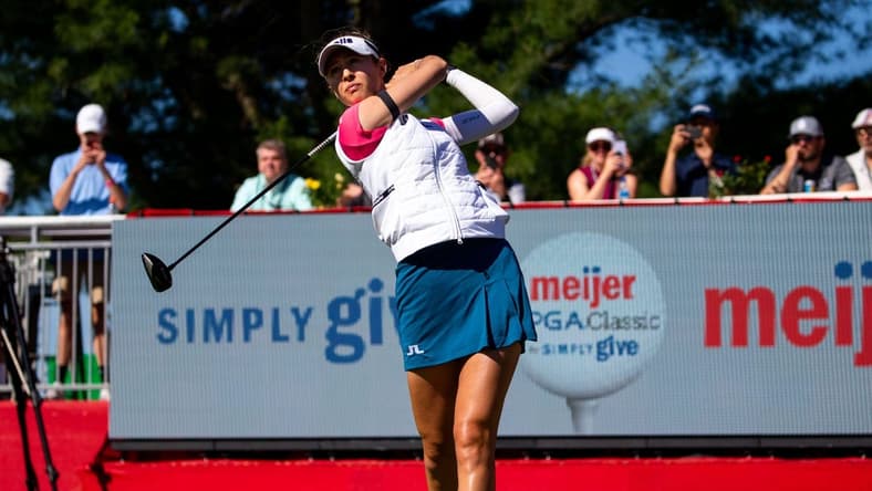 Nelly Korda tees off on the 18th hole of the Meijer LPGA Classic Friday, June 17, 2022, at Blythefield Country Club in Belmont Michigan.
Meijer Lpga Classic 2022 84