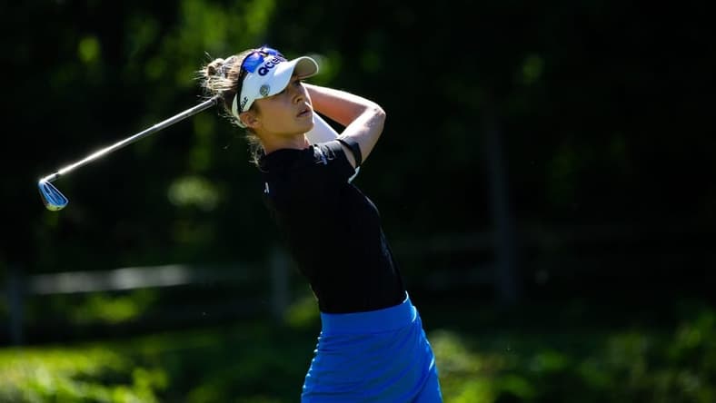 Nelly Korda tees off from the 13th hole during the third round of the Meijer LPGA Classic Saturday, June 18, 2022, at Blythefield Country Club in Belmont Michigan.

Meijer Lpga Classic 2022 176