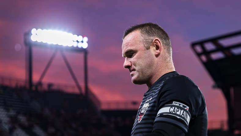 Aug 21, 2019; Washington, D.C., USA; D.C. United forward Wayne Rooney (9) takes the field before the game against the New York Red Bulls at Audi Field. Mandatory Credit: Scott Taetsch-USA TODAY Sports