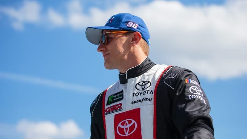 Feb 17, 2019; Daytona Beach, FL, USA; NASCAR Cup Series driver Parker Kligerman during the Daytona 500 at Daytona International Speedway. Mandatory Credit: Mark J. Rebilas-USA TODAY Sports