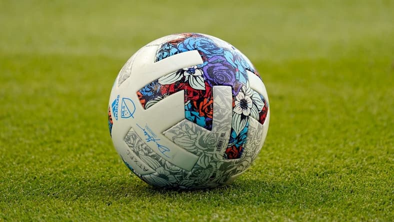 Jul 12, 2022; Austin, Texas, USA; A detail view of an Adidas soccer ball before the game between Austin FC and the Houston Dynamo at Q2 Stadium. Mandatory Credit: Scott Wachter-USA TODAY Sports