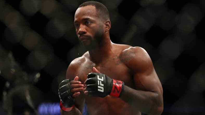 Jun 12, 2021; Glendale, Arizona, USA; Leon Edwards during UFC 263 at Gila River Arena. Mandatory Credit: Mark J. Rebilas-USA TODAY Sports