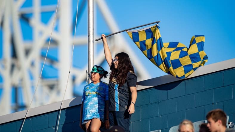 Aug 13, 2022; Philadelphia, Pennsylvania, USA; General view of fans during the first half of the MLS match between the Chicago Fire and Philadelphia Union at Subaru Park. Mandatory Credit: John Jones-USA TODAY Sports