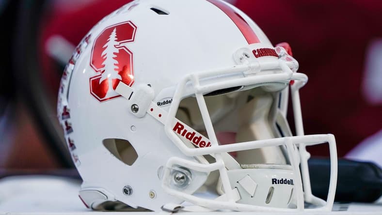 Oct 27, 2018; Stanford, CA, USA; General view of the Stanford Cardinal helmet during the first quarter against the Washington State Cougars at Stanford Stadium. Mandatory Credit: Stan Szeto-USA TODAY Sports