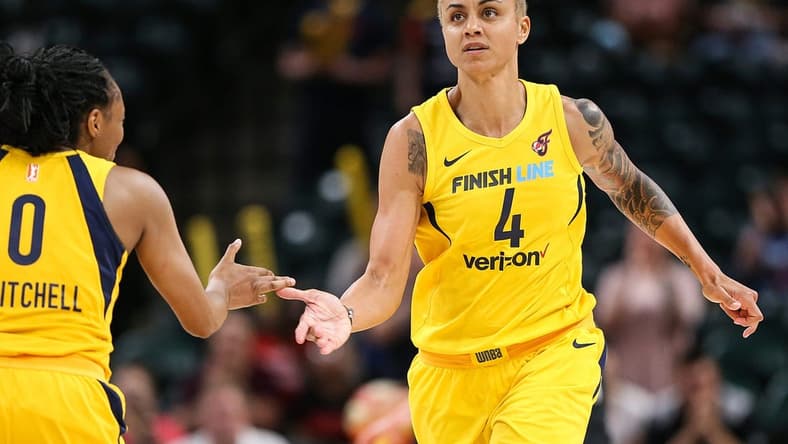 FILE     Candice Dupree (4) led the Fever with 19 points in a loss to Atlanta on Wednesday.

Indiana Fever Forward Candice Dupree 4 At Banker S Life Fieldhouse In Indianapolis June 12 2018

FILE  Candice Dupree (4) led the Fever with 19 points in a loss to Atlanta on Wednesday.