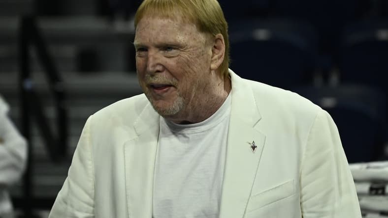 Jul 26, 2022; Chicago, IL, USA; Las Vegas Aces owner Mark Davis before the team's game against the Chicago Sky during the Commissioners Cup-Championships at Wintrust Arena. Mandatory Credit: Matt Marton-USA TODAY Sports