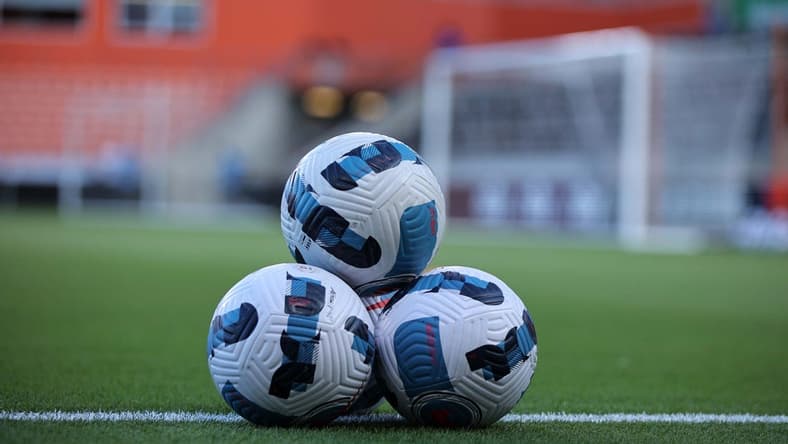 Aug 27, 2022; Houston, Texas, USA; A general view of the game ball prior to the match between Washington Spirit and Houston Dash at PNC Stadium. Mandatory Credit: Erik Williams-USA TODAY Sports