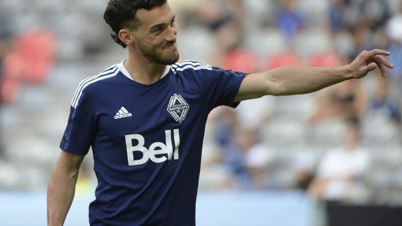 Aug 17, 2022; Vancouver, British Columbia, CAN;  Vancouver Whitecaps FC captain Russell Teibert (31) stands before the start of the first half against the Colorado Rapids at BC Place. Mandatory Credit: Anne-Marie Sorvin-USA TODAY Sports