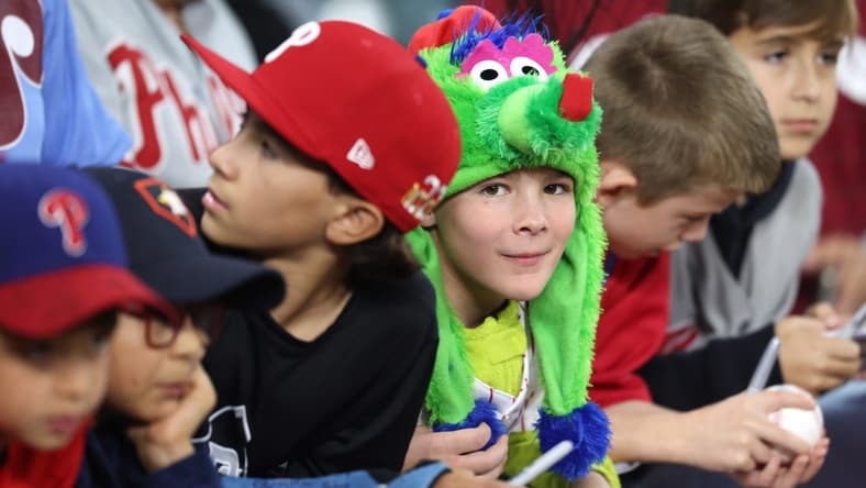 Oct 29, 2022; Houston, Texas, USA; Fans look on before game two of the 2022 World Series between the Houston Astros and the Philadelphia Phillies at Minute Maid Park. Mandatory Credit: Thomas Shea-USA TODAY Sports