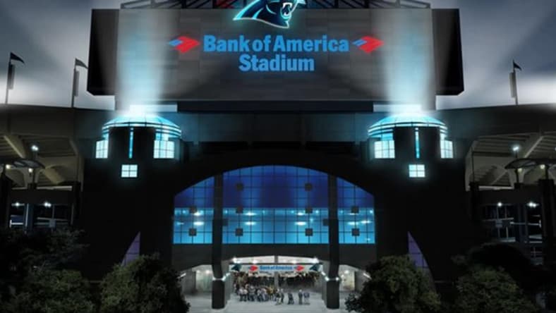 football, panthers, stadium