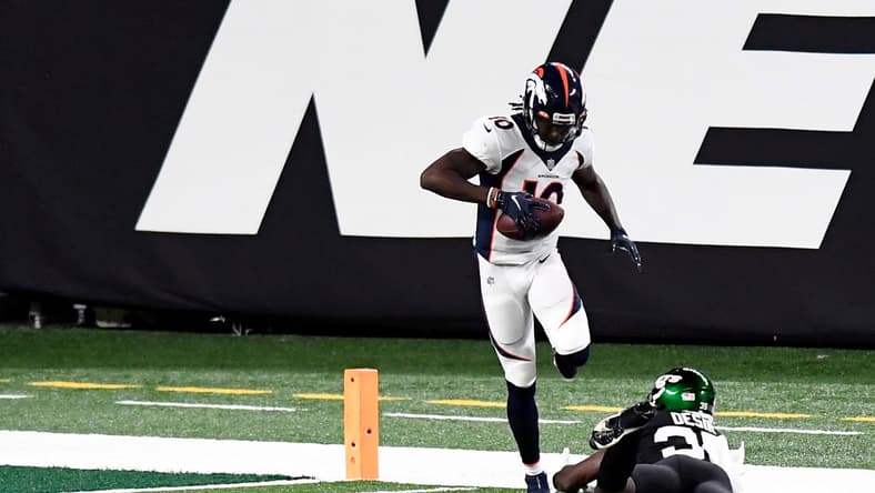 jerry jeudy trade from the denver broncos to the new york jets
