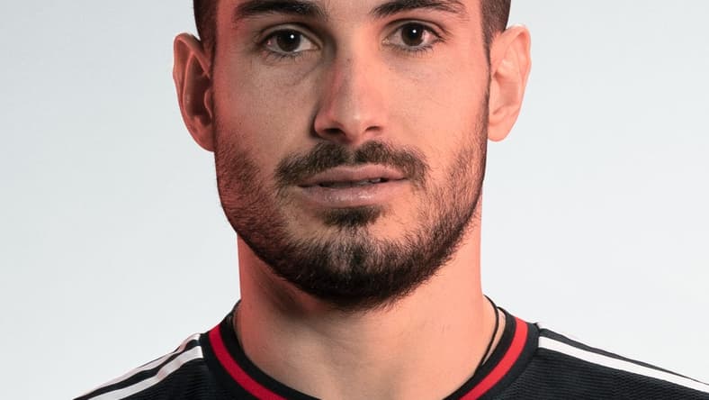 Apr 20, 2022; USA; D.C. United Taxi Fountas poses for a 2022 MLS portrait. Mandatory Credit: MLS photos via USA TODAY Sports