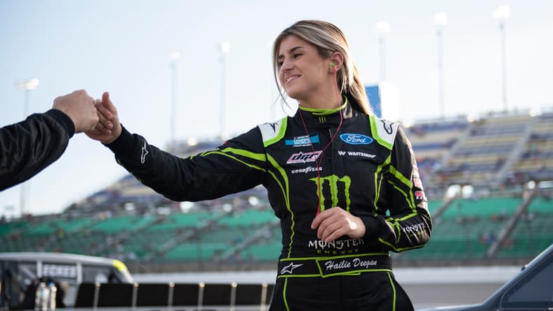 Hailie Deegan and NASCAR