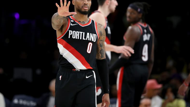 NBA: Portland Trail Blazers at Los Angeles Lakers