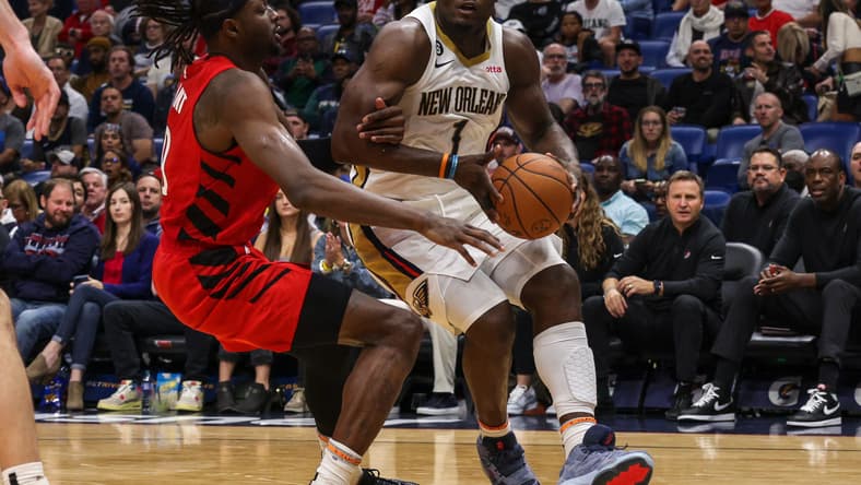 NBA: Portland Trail Blazers at New Orleans Pelicans