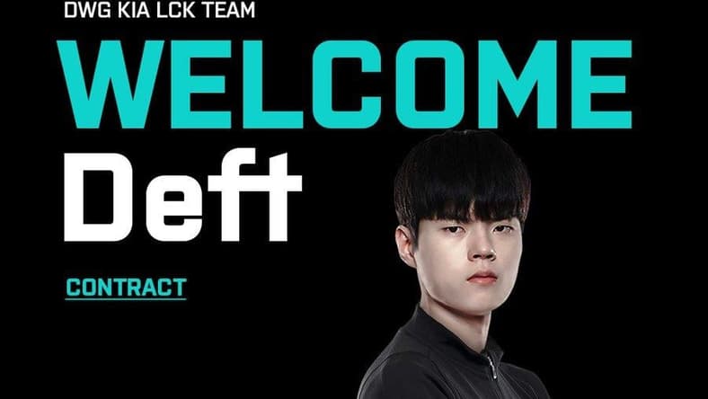 DWG KIA announced the signing of AD carry Kim "Deft" Hyuk-Kyu.