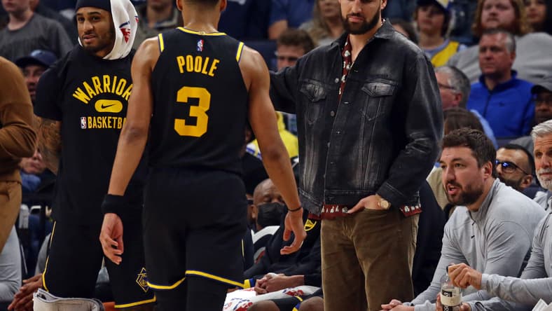 golden state warriors' jordan poole, klay thompson