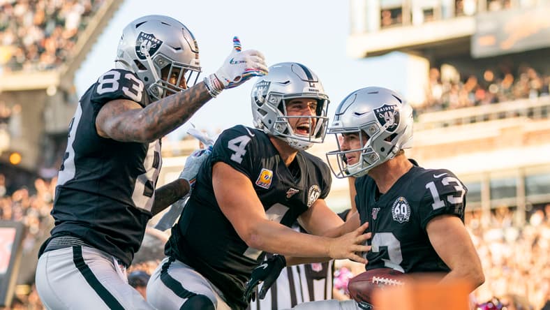 Las Vegas Raiders Darren Waller, Hunter Renfrow