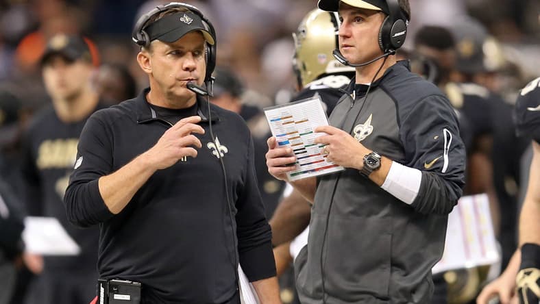new orleans saints sean payton, dennis allen