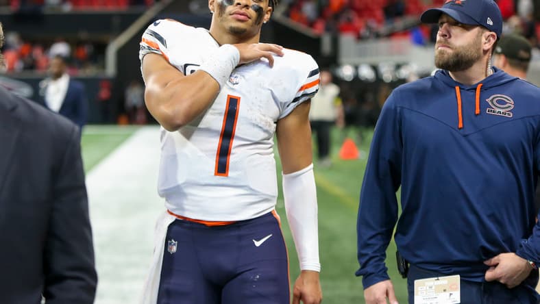Chicago Bears quarterback Justin Fields