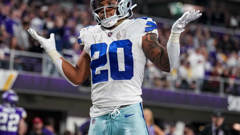 Dallas Cowboys running back Tony Pollard