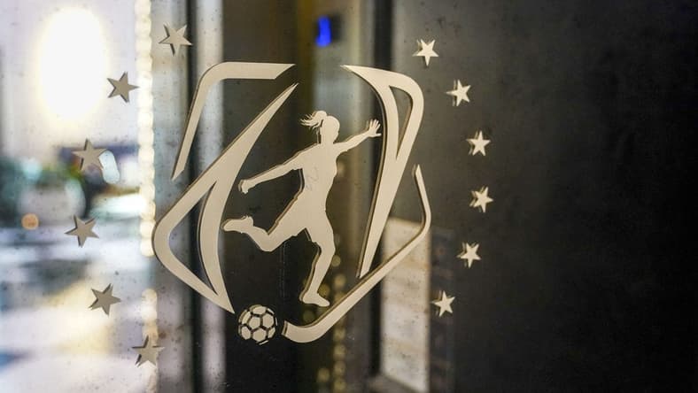 Oct 28, 2022; Washington, DC, USA; A view of the NWSL logo and signage around the Washington Hotel ahead of the NWSL Cup between the Portland Thorns FC and the Kansas City Current. Mandatory Credit: Peter Casey-USA TODAY Sports