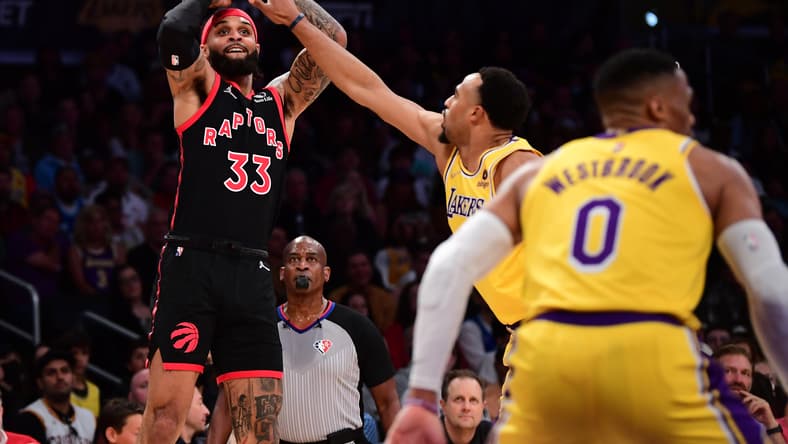 NBA: Toronto Raptors at Los Angeles Lakers