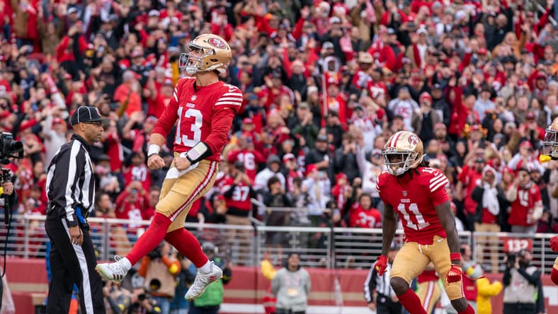 San Francisco 49ers quarterback Brock Purdy
