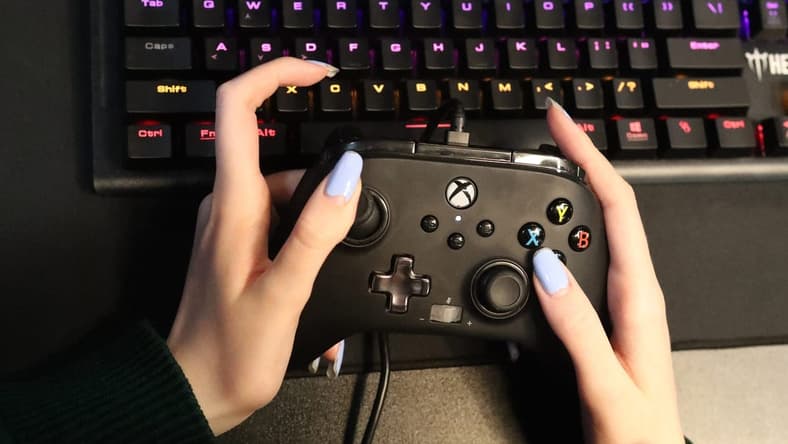 A student plays a video game during the Game Concepts class at St. Mark's High School's state-of-the-art esports arena in Wilmington, Fri., January 13, 2023. Game Concepts is offered to juniors and seniors.
P5 The Rise Of Esports 011323