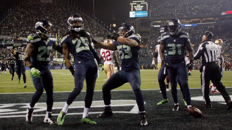 2014 nfc championship game: seattle seahawks, san francisco 49ers