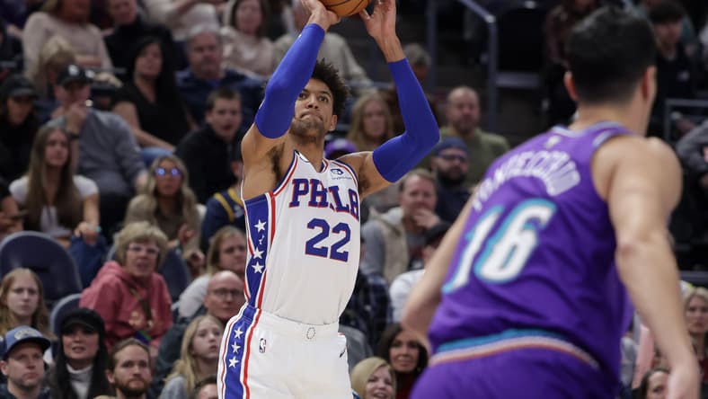 NBA: Philadelphia 76ers at Utah Jazz