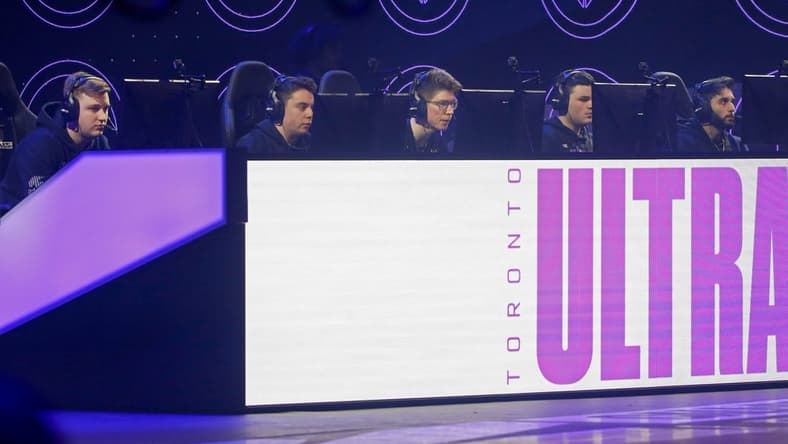 Jan 26, 2020; Minneapolis, Minnesota, USA; Toronto Ultra competes against the Minnesota Rokkr during the Call of Duty League Launch Weekend at The Armory. Mandatory Credit: Bruce Kluckhohn-USA TODAY Sports