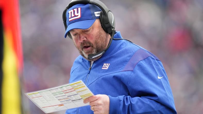 New York Giants offensive coordinator Freddie Kitchens in the first half. The Giants defeat the Eagles, 13-7, at MetLife Stadium on Sunday, Nov. 28, 2021, in East Rutherford.
Nyg Vs Phi