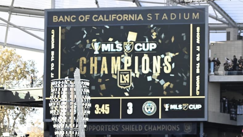 Nov 5, 2022; Los Angeles, California, US; A general view after the match between Philadelphia Union and Philadelphia Union at Banc of California Stadium. Mandatory Credit: Kelvin Kuo-USA TODAY Sports