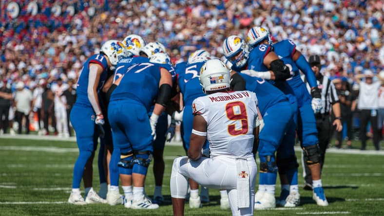 NCAA Football: Iowa State at Kansas
