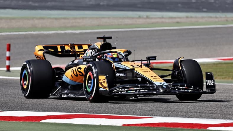 McLaren's Oscar Piastri during testing. (Formula One F1 - Pre-Season Testing - Bahrain International Circuit, Sakhir, Bahrain - February 23, 2023)