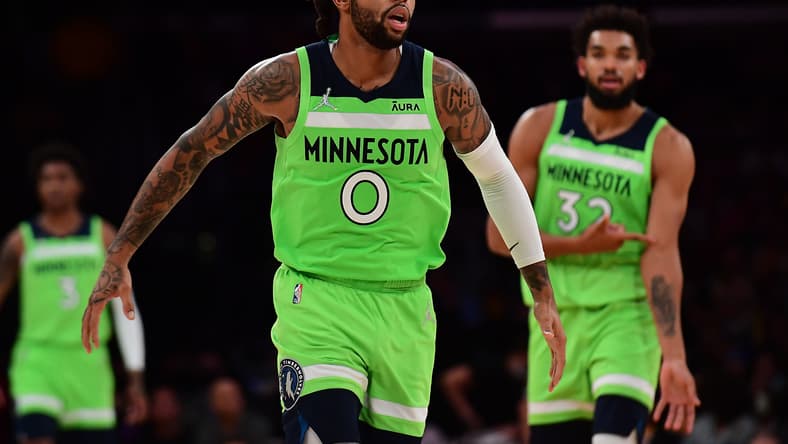 d'angelo russell trade, los angeles lakers