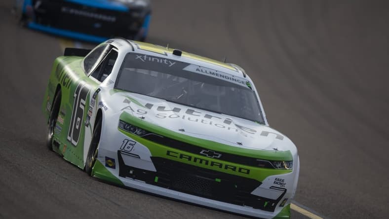 Nov 5, 2022; Avondale, Arizona, USA; NASCAR Xfinity Series driver AJ Allmendinger during the Xfinity Championship race at Phoenix Raceway. Mandatory Credit: Mark J. Rebilas-USA TODAY Sports