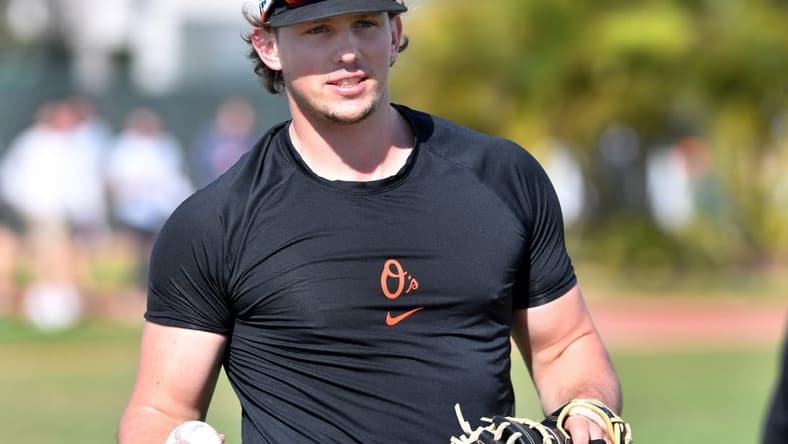 Baltimore Orioles starting catcher Adley Rutschman arrived at spring training last week in Sarasota.

Sar Adley Rutschman 001