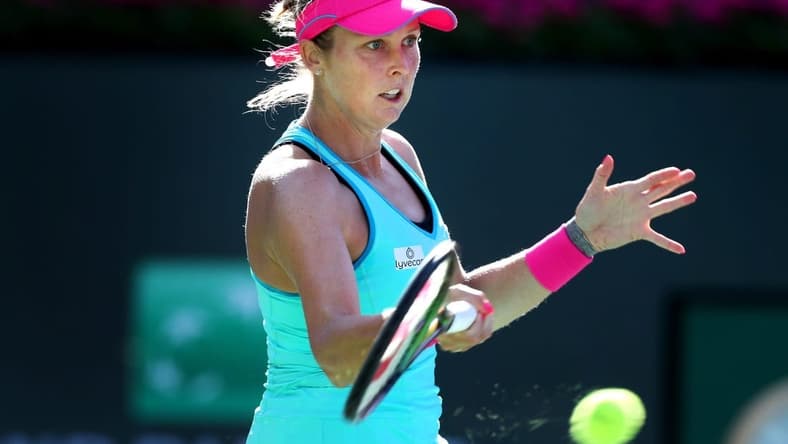 Shelby Rogers returns to Katie Volynets during the BNP Paribas Open at the Indian Wells Tennis Garden in Indian Wells, Calif., on Wednesday, March 8, 2023. Rogers advances to round two.

Bnp Paribas 2023 Day 3 Rogers Defeats Volynets5404