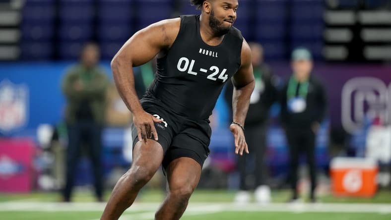 2023 new york jets mock draft, jets draft: paris johnson