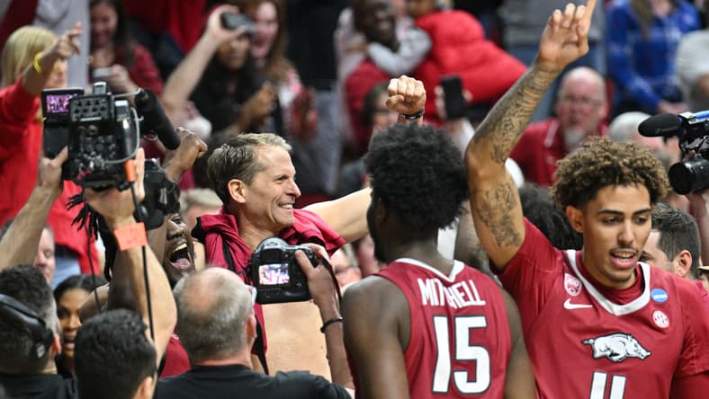 NCAA Basketball: NCAA Tournament Second Round-Arkansas vs Kansas