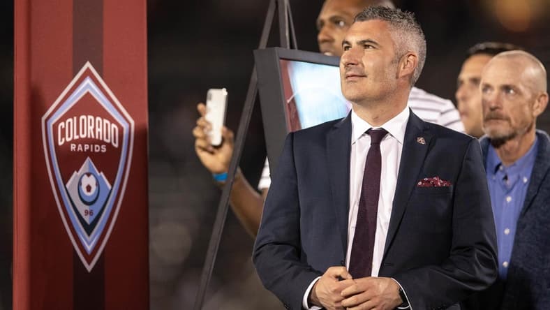 Sep 29, 2019; Commerce City, CO, USA; Colorado Rapids general manager Padraig Smith after the match against FC Dallas at Dick's Sporting Goods Park. Mandatory Credit: Isaiah J. Downing-USA TODAY Sports