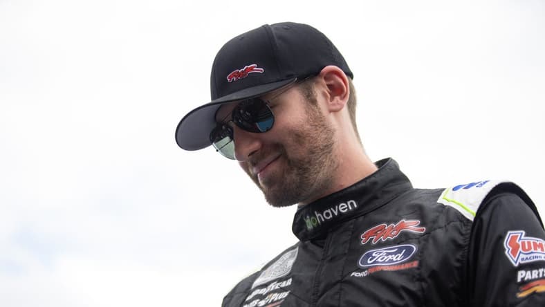 Feb 19, 2023; Daytona Beach, Florida, USA; NASCAR Cup Series driver Cody Ware (51) during the Daytona 500 at Daytona International Speedway. Mandatory Credit: Mark J. Rebilas-USA TODAY Sports