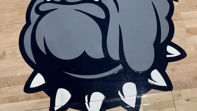 Feb 26, 2023; Washington, District of Columbia, USA; General view of Georgetown Hoyas court before the game at Capital One Arena. Mandatory Credit: Brad Mills-USA TODAY Sports
