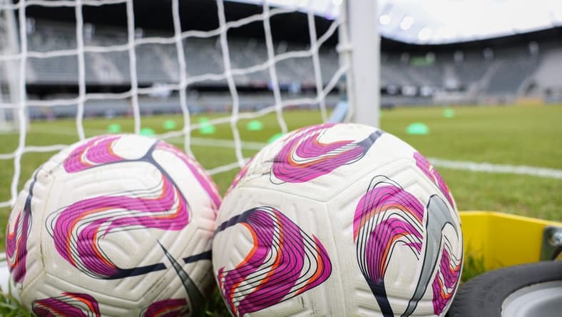 Apr 1, 2023; Louisville, Kentucky, USA; General view of balls in the stadium before the game between Washington Spirit and Racing Louisville FC at Lynn Family Stadium. Mandatory Credit: EM Dash-USA TODAY Sports