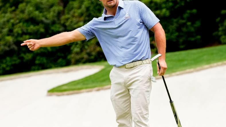April 6: Bryson DeChambeau reacts after missing his putt on the 13th green during the first round of the Masters.
Pga Masters Tournament First Round