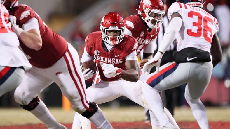 NCAA Football: Mississippi at Arkansas