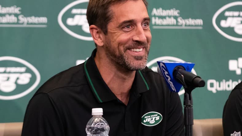 NFL: New York Jets-Aaron Rodgers Press Conference